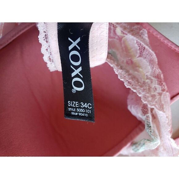 Women's Bra 34C Push Up Halter Padded Perfect Coverage Lace T-Back Bra 34C NWOT - Picture 8 of 8